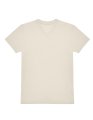 Heren T-shirt B&C E150 V Hals Off White